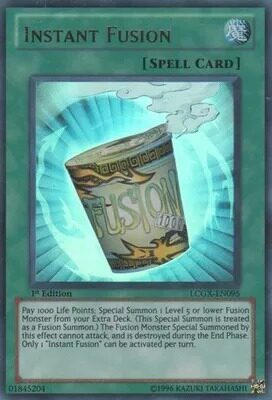 【假面卡牌】游戏王 美英 UR金闪 简易融合 杯面 1刷 LCGX