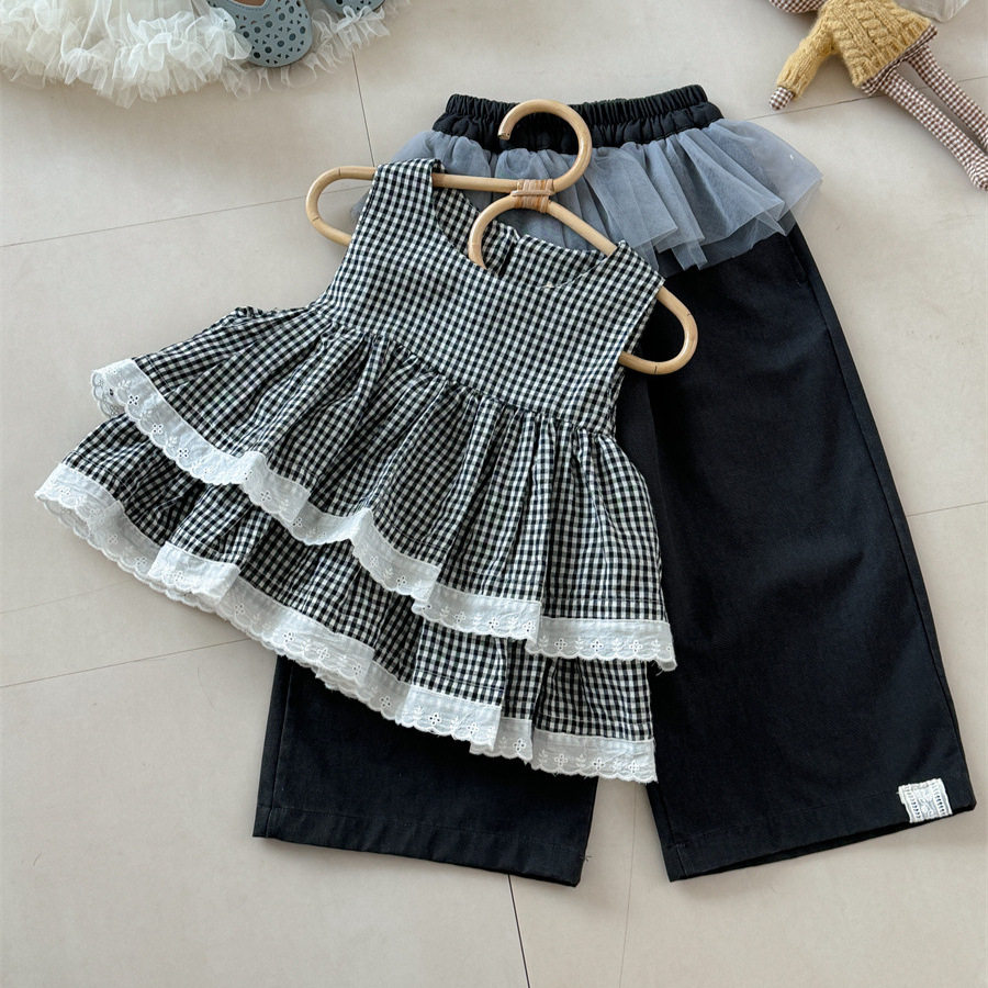 韩系夏装女童裙2026春季新款韩版百搭连衣裙时尚洋气女童背心裙子