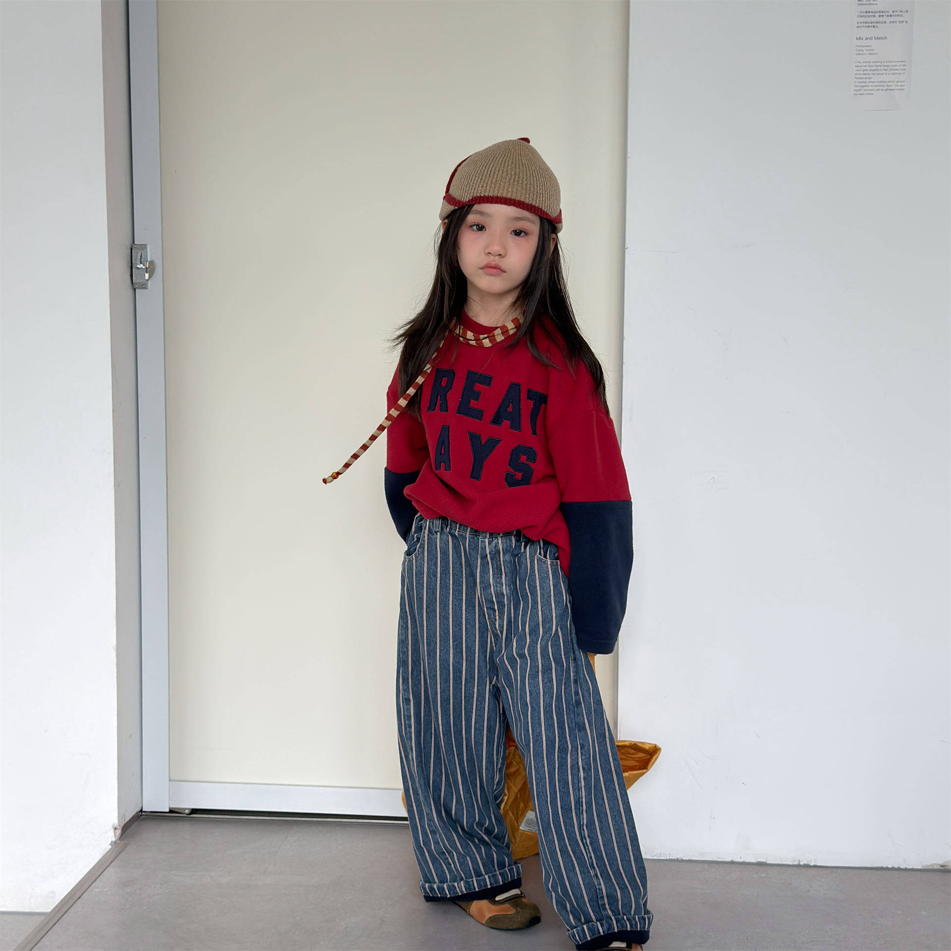 2026冬装韩系秋装新 童装儿童韩版摇粒绒女童卫衣冬季长袖T恤7688