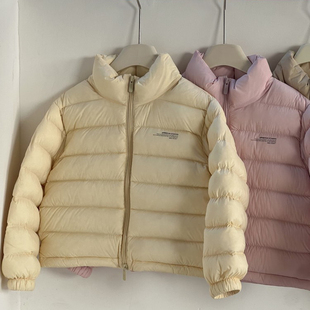 中性风基础厚实保暖字母立领羽绒服 亲子款 秒 新国标鸭绒可溯源