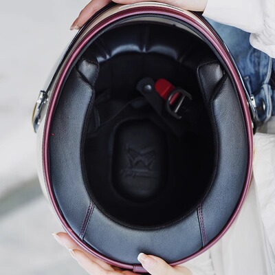 复古头盔配件摩地威王冠耳罩