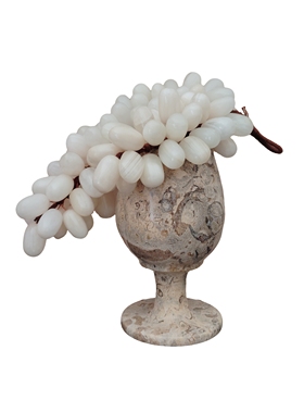 巴基斯坦进口手工天然玉石葡萄装饰品家装软装设计师装饰空间