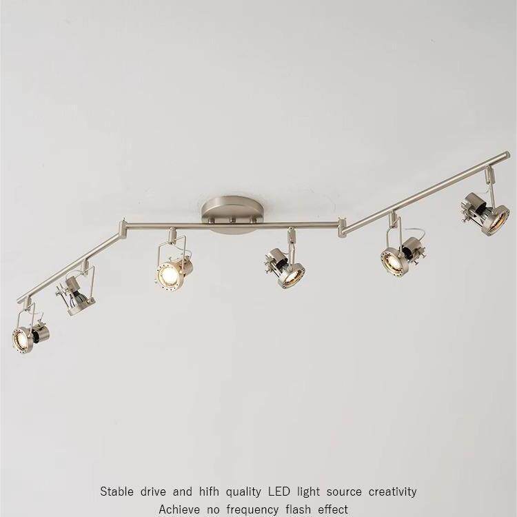 复古金属感明装射灯简约高颜值咖啡厅服装店铺吸顶式led导轨射灯,家装灯饰光源,明装射灯,淘宝优惠券,粉丝福利购,淘宝优惠卷