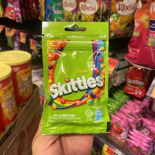 彩虹糖果汁糖儿童糖果罐装酸味