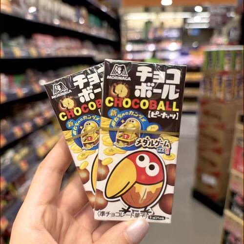 日本进口森永大嘴鸟花生巧克力