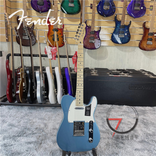 芬达Fender玩家电吉他超池蓝Tele