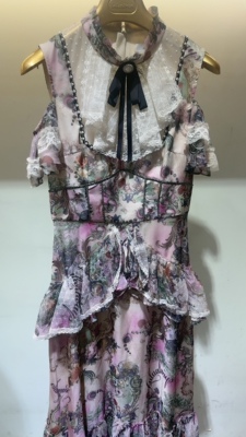 正品！速发LULUalways我爱露露25夏法式连衣裙 LQB5067 1789