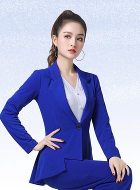 紫色小西服燕尾不不水兵舞服装广场舞上衣秋冬季新款外套小西装女