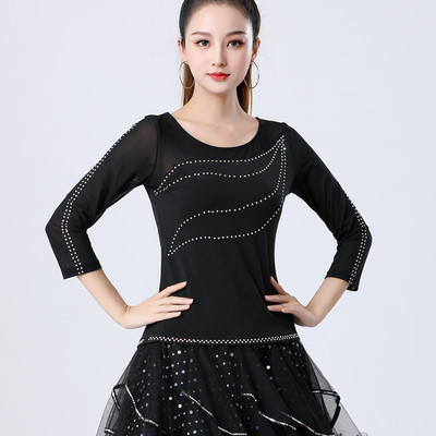 舞蹈服女长袖演出服广场舞服