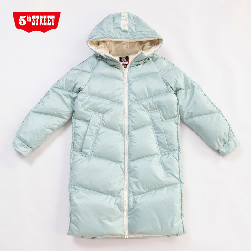 第五街冬季羽绒服中长款