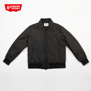 第五街新款男士冬装轻薄羽绒服保暖修身帅气男外套150307-173