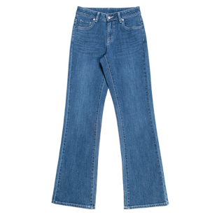 第五街5th street春款女装时尚修身显瘦微喇叭牛仔裤215865-241M0