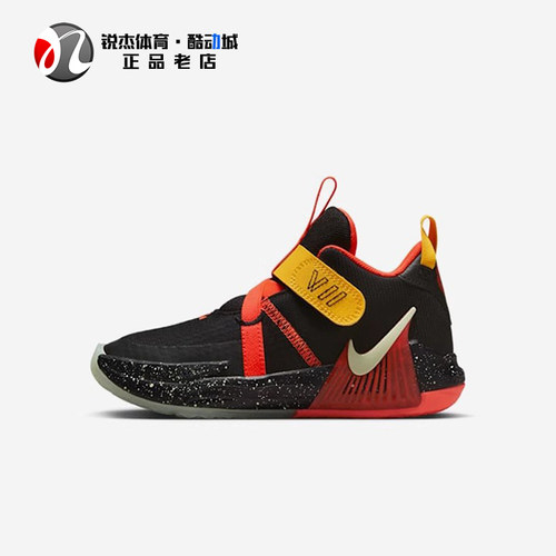 耐克Nike儿童魔术贴耐磨篮球鞋