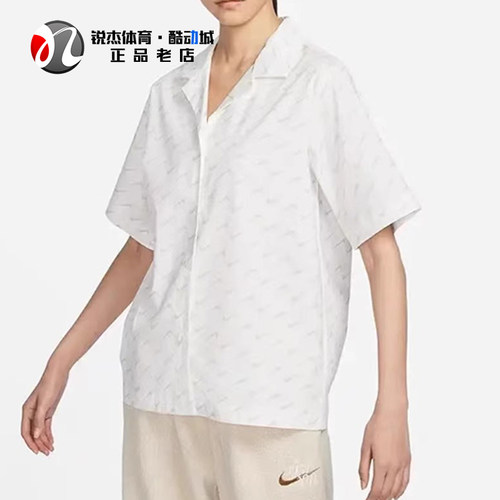 耐克Nike女子衬衫翻领短袖T恤