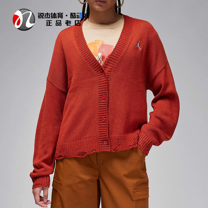 休闲毛衣外套耐克NikeV领女子