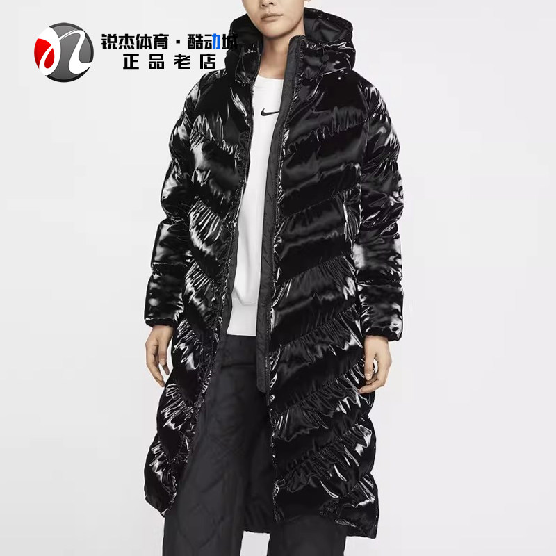 耐克Nike女士加厚长款棉服外套