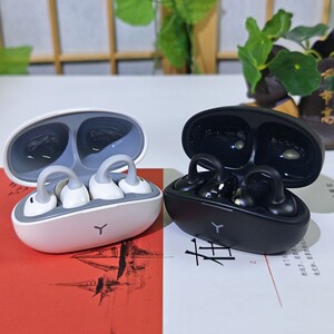 购新款耳夹蓝牙耳机无线挂耳式不入耳高音质大电量超长续航耳骨夹