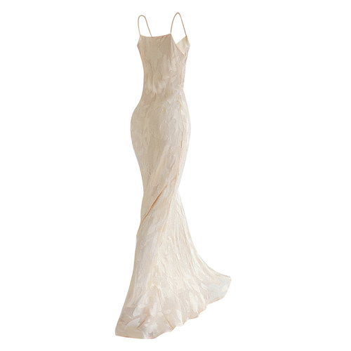 蜜色软玉简约蚕丝抽象花