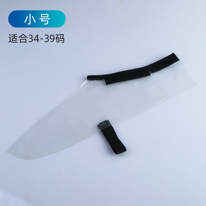 现货速发发型师防碎发鞋套透鞋防头发进气发脚H不扎脚腕护廊神器