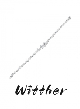 Witther原创设计马眼水滴钻蝴蝶手链小众高级钻石轻奢满钻手饰女