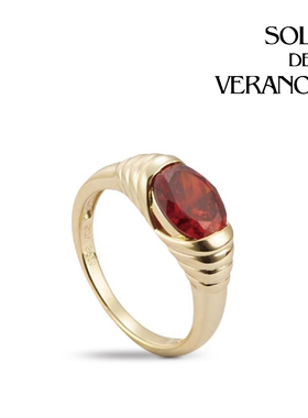 SOLDEVERANO纯银戒指礼物复古