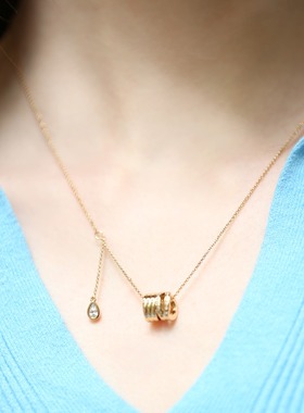 SOLDEVERANO蕃秀小蛮腰轻奢设计项链小众高级感通勤锁骨链女礼物