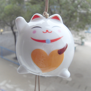 景德卡通铃铛挂饰手工车挂风铃