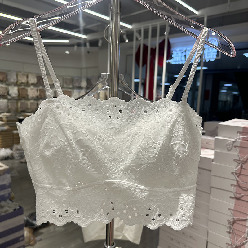 春夏新款蕾丝抹胸女款美背套头吊带背心防走光裹胸内搭打底1110