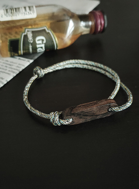 它说男款手绳木质欧美风潮牌复古