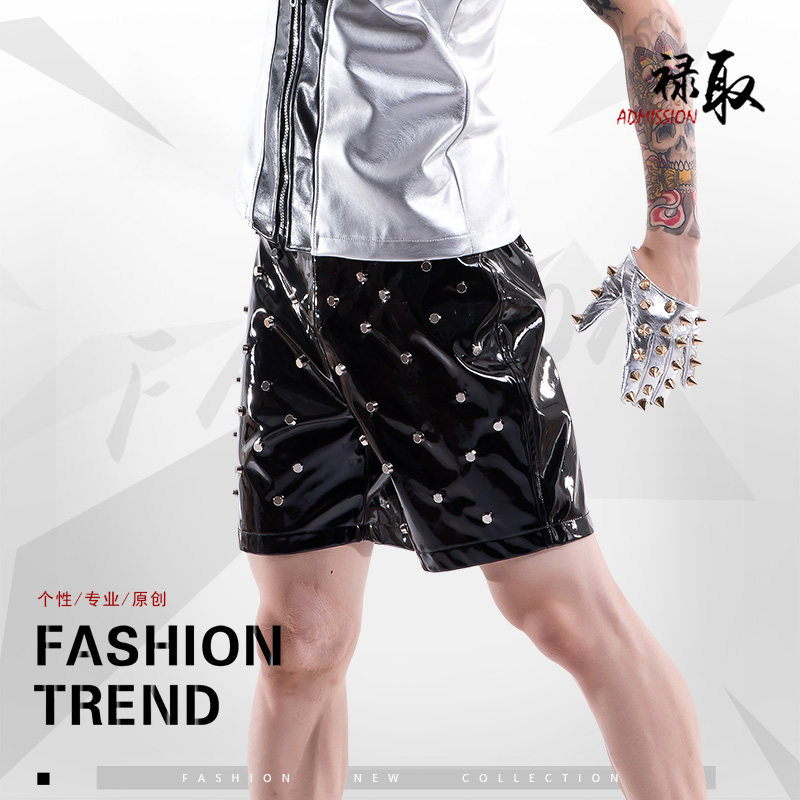 Pantalon cuir homme en vrac pour adolescent pour été - Ref 1483963 Image 1