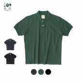 十贰码 POLO Leredita纯棉珠地舒适透气280克中磅复古简约针织短袖