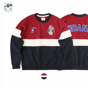 十贰码Leredita500克全棉 齐达内法国队复古运动落肩宽松重磅卫衣