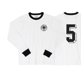 球衣 柔软厚实全棉复古长袖 十贰码 Leredita联邦德国贝肯鲍尔5号