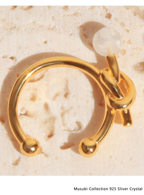 【theC】线结系列 半圆耳夹