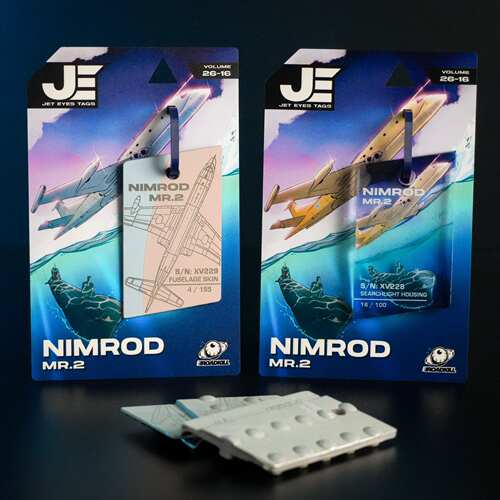JETs英国皇家空军MR2猎迷反潜机 海上巡逻机Nimrod蒙皮钥匙扣挂件