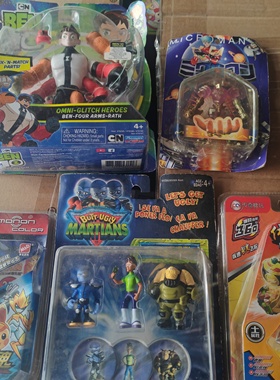 老货绝版挂卡Ben10Microman微星小超B‑Ugly Martians丑陋火星人