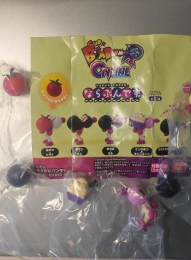 满百包邮正版扭蛋老货弹珠警察超级炸弹人R Online排队系列弹珠人