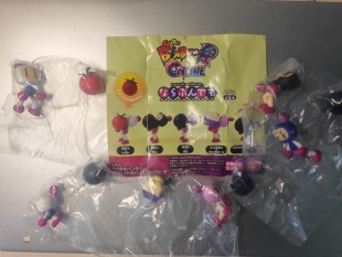 满百包邮正版扭蛋老货弹珠警察超级炸弹人R Online排队系列弹珠人