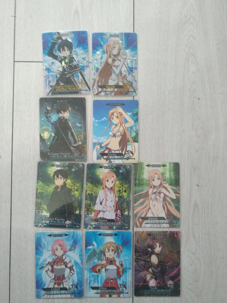 3D成相2.5次元超次元AR卡刀剑神域闪卡