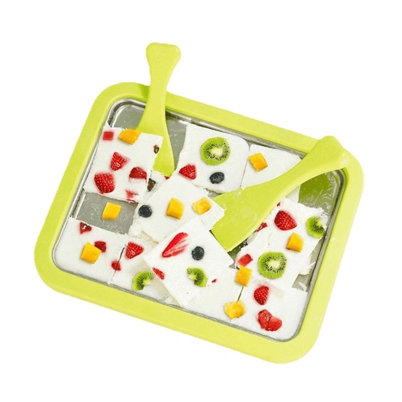 炒冰机家用小型不锈钢炒酸奶机儿童自制水果冰淇淋沙冰炒盘免插电,厨房电器,酸奶机/酵素机,淘宝优惠券,粉丝福利购,淘宝优惠卷