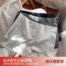 0体感纯色小平角高支棉少女亲肤中腰女生内裤 女士无痕舒适中低腰