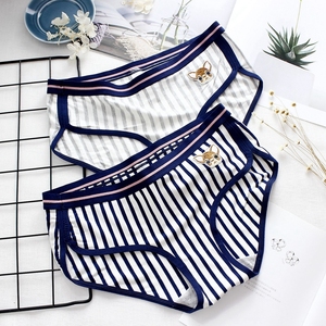 日系条纹柔软内裤