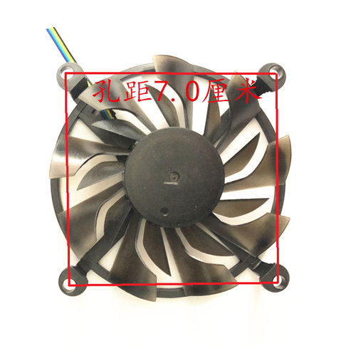 适用ZOTAC/索泰GTX1060-6GD5毁灭者 HA 6G游戏独立 静音显卡风扇