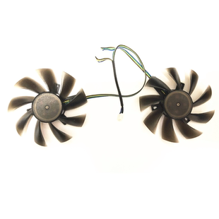 适用技嘉1050ti P106静音 1060 1070 显卡风扇四线温控 1080风扇