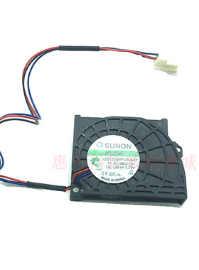 适用建准GB1205PFVX-8AY12V 侧出风 鼓风机 工控机CPU离心风扇
