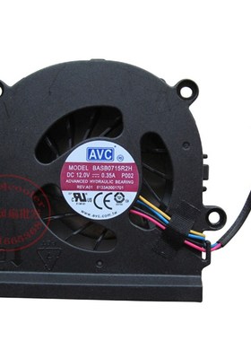 适用AVC BASB0715R2H DC12V 0.35A BSB0712HD 0.33A BA1D散热风扇