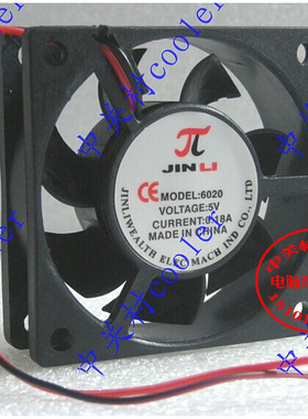 适用6cm6020 5v 0.18A 变频器 工控机  打印机 UPS工业 散热风扇