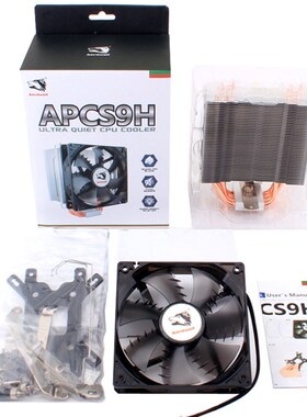 适用土狼（Aardwolf)APCS9H CPU多平台2011-V3  4热管/12CM散热器