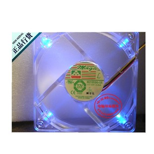 12V 025 0.45A 蓝光12cm 电源风扇 适用吃鸡 机箱 游戏MGT12012HS