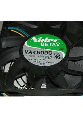 适用Nidec BETAV V34809-35 12038 4p温控暴力风扇汽车增压用扇12